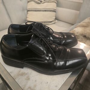 Alfani Black Leather Oxfords